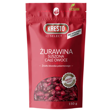 KRESTO Żurawina suszona (całe owoce)