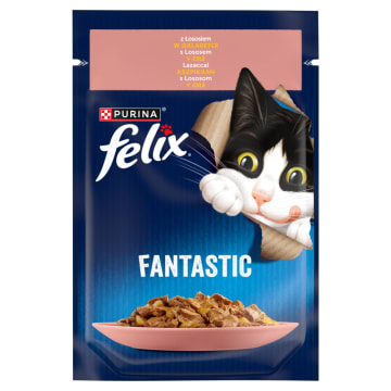 FELIX® Fantastic Karma dla kotów z łososiem w galaretce