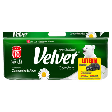 VELVET Camomile&Aloe Comfort Papier toaletowy 10 rolek