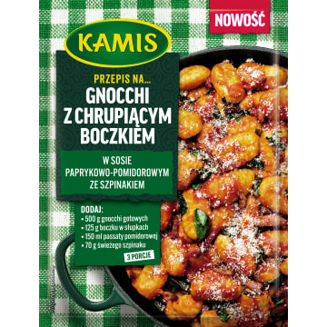 KAMIS Przepis na... Gnocchi z chrupiącym boczkiem