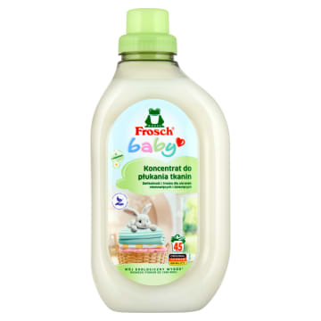 FROSCH BABY Skoncentrowany Płyn do płukania dziecięcych tkanin 45 prań Baby 900ml