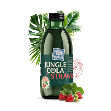 JUNGLE COLA Napój gazowany typu cola poziomka