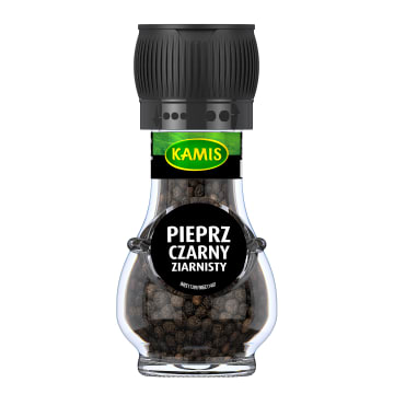 KAMIS Pieprz czarny ziarnisty - młynek