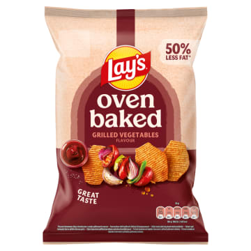LAY'S Oven Baked Pieczone formowane chipsy ziemniaczane o smaku grillowanych warzyw