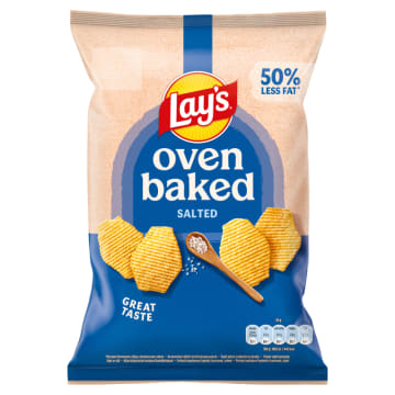 LAY'S Oven Baked Pieczone formowane chipsy ziemniaczane solone