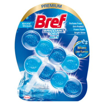 BREF Zawieszka myjąco-zapachowa do WC Ocean Arktyczny 2x42g