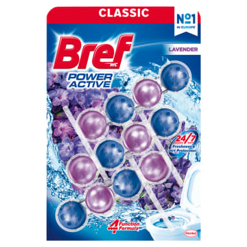 BREF Zawieszka do WC Lawendowe Pole 3x50g