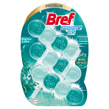 BREF Zawieszka myjąco-zapachowa do WC Górskie Jezioro 3x42g