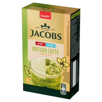 JACOBS Matcha Latte Vanilla - napój rozpuszczalny (8 sasz.)