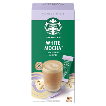 STARBUCKS Kawa rozpuszczalna WHITE MOCHA o sm. białej czekolady (4 sasz.)