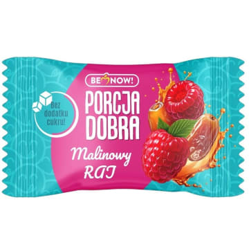 PORCJA DOBRA Przekąska daktylowo-malinowa Malinowy Raj