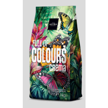 ASTRA Kawa palona ziarnista FULL OF COLOURS - CREMA