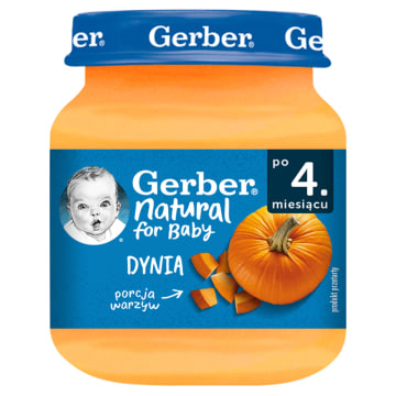 GERBER Purre z dyni - po 4 miesiącu