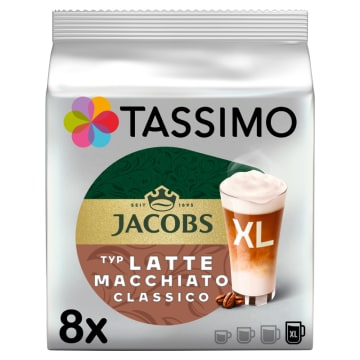 TASSIMO Kawa LATTE MACCHIATO CLASSICO w kapsułkach (8 kaps.)