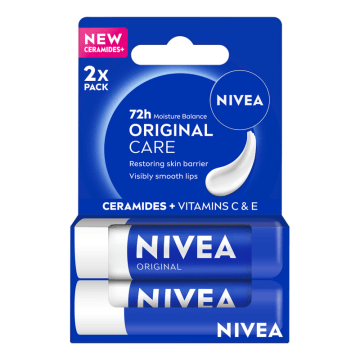 NIVEA Care Pielęgnująca Pomadka do ust 2 x 48g
