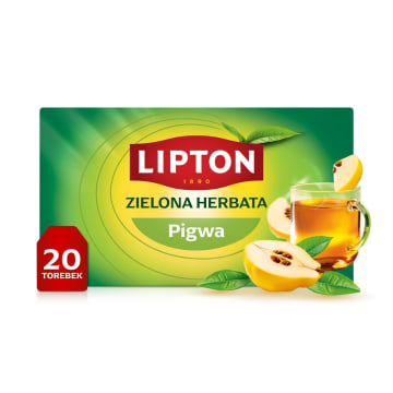 LIPTON Herbata zielona - pigwy (20 tor.)