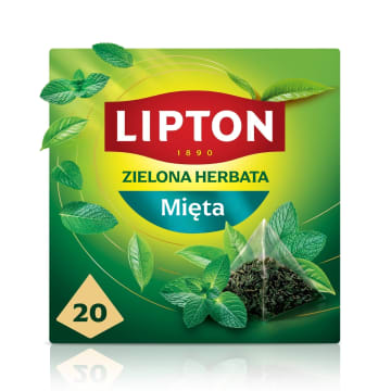 LIPTON Herbata zielona - mięta (20 tor.)