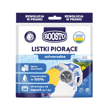 BOOSTO Listki piorące uniwersalne