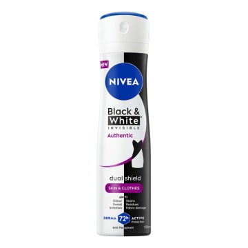 NIVEA Black & White Authentic Antyperspirant w sprayu