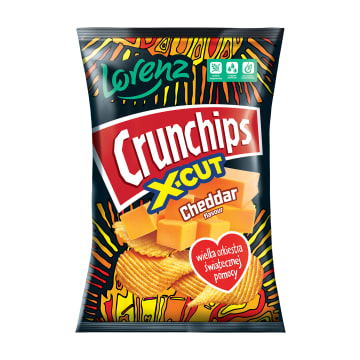 CRUNCHIPS X-Cut Chipsy cheddar WOŚP