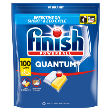 FINISH Kapsułki do zmywarki Quantum Lemon 100 szt.