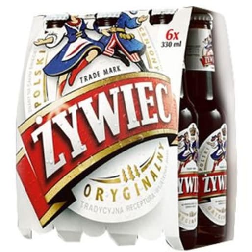Jasny Lekki ORANŻ Piwo (butelka bezzwrotna) ŻYWIEC 400ml