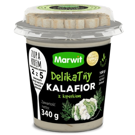 Zupa krem delikatny kalafior z koperkiem MARWIT 340g