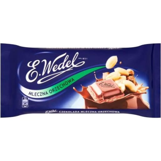 Czekolada mleczna orzechowa WEDEL 100g