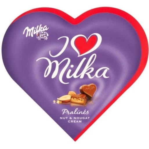 Czekoladki I love Milka – Milka to słodkie czekoladowe serduszka dla tych, których kochasz.