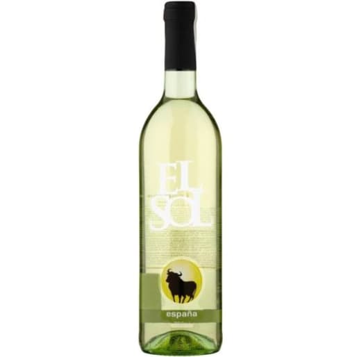 Białe wino półsłodkie 750ml - El Sol doskonale smakuje schłodzone. Pasuje do serów i mięs.