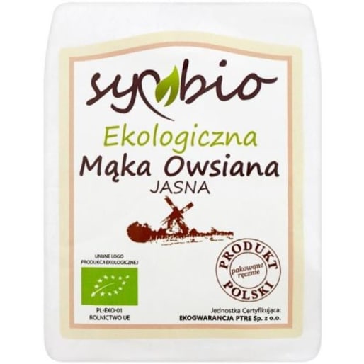 Mąka owsiana jasna BIO SYMBIO 500g