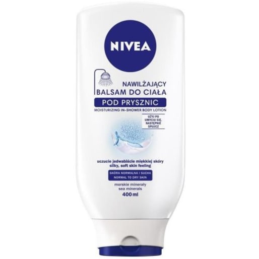 NIVEA nawilżający balsam pod prysznic 400ml - pierwszy balsam Nivea do użycia pod prysznicem.