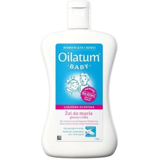 Żel do mycia głowy i ciała od 1. dnia życia Baby OILATUM 300ml