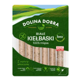 DOLINA DOBRA Kiełbaski białe 100 % mięsa bez konserwantów 250 g