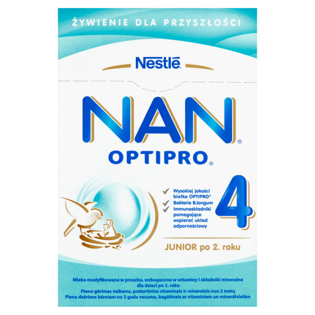 Nestlé Nan Optipro 4 Mleko Modyfikowane Dla Dzieci Po 2 Roku życia