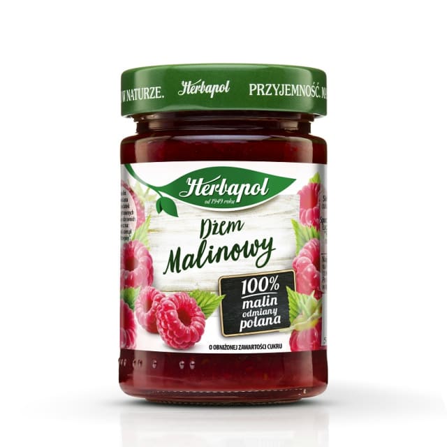 Herbapol Dzem Malinowy Niskoslodzony 280 G Cena 3 25 Zl Frisco Pl