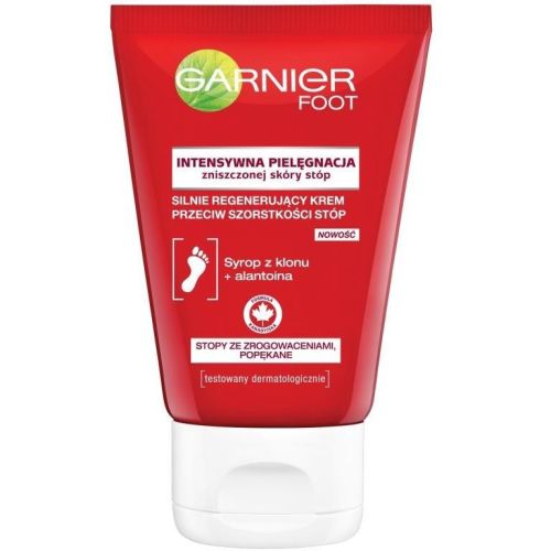 GARNIER FOOT Intensywna Pielęgnacja zniszczonej skóry stóp Regenerujący krem