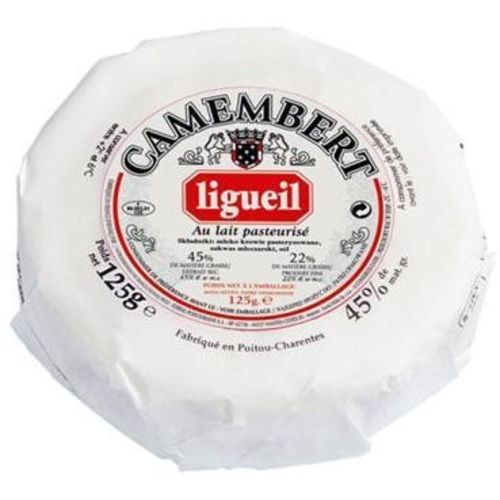 LIGUEIL Ser Camembert z porostej białej pleśni