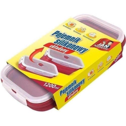 JAN NIEZBĘDNY Pojemnik silikonowy na żywność 1200ml