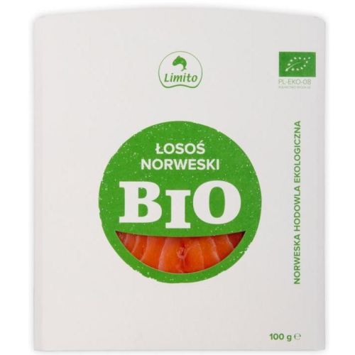 LIMITO Łosoś Norweski wędzony - plastry BIO