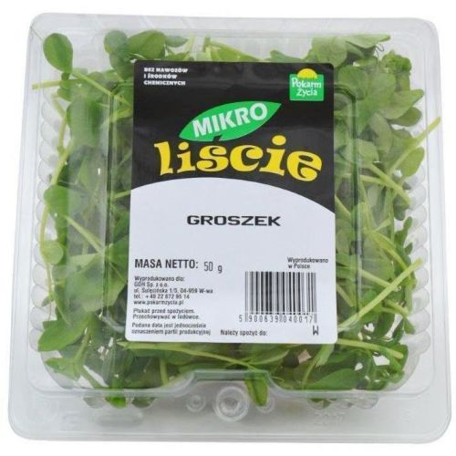 POKARM ŻYCIA MIKRO liście - Groszek