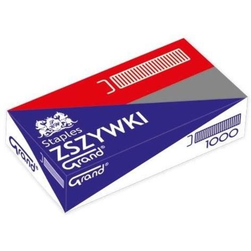 GRAND Zszywki srebrne 24/6 1000 szt.