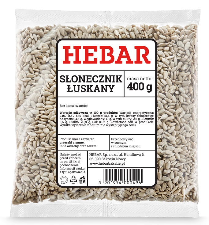 HEBAR Słonecznik łuskany