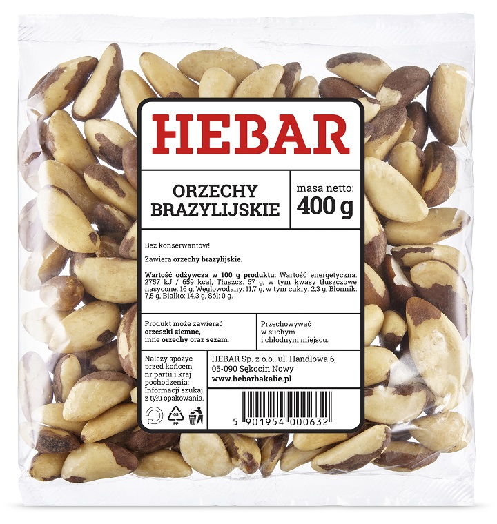 HEBAR Orzechy brazylijskie