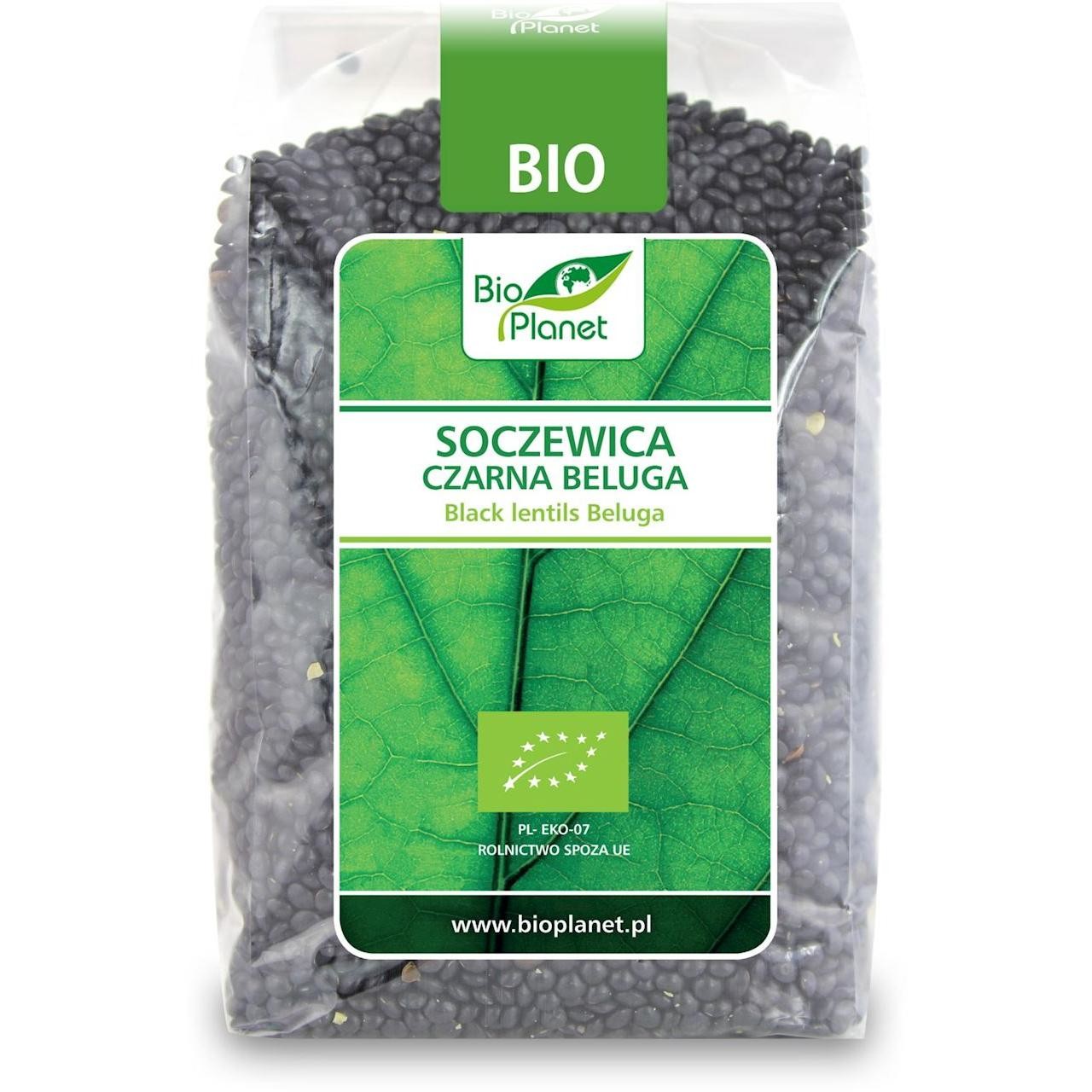 BIO PLANET Soczewica czarna beluga BIO