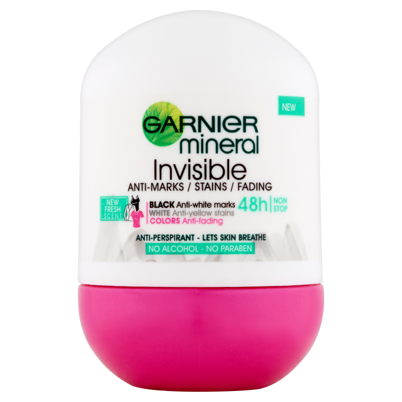 GARNIER Mineral Antyperspirant w kulce Invisible frisco.pl