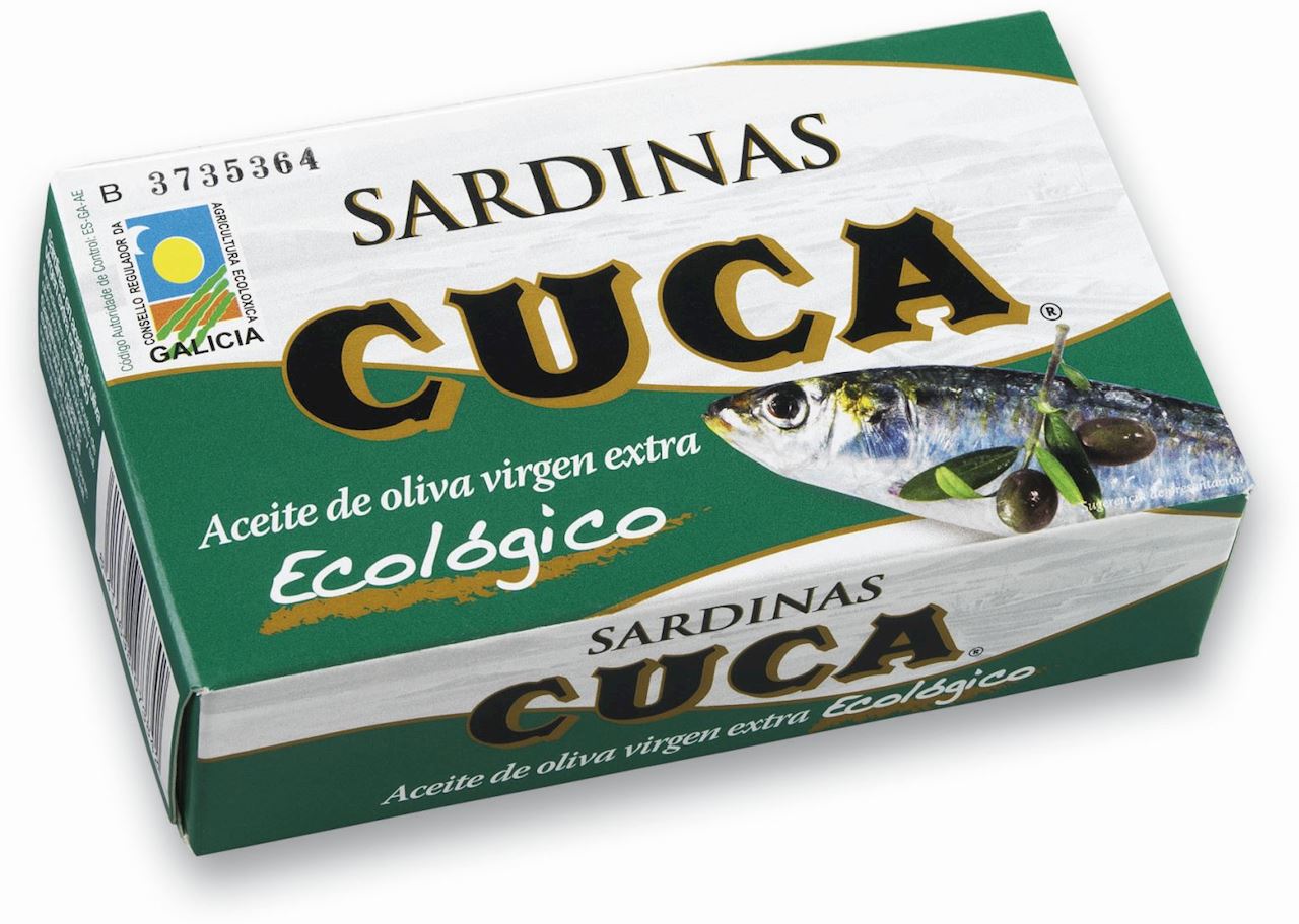 CUCA Sardynki w oliwie z oliwek BIO