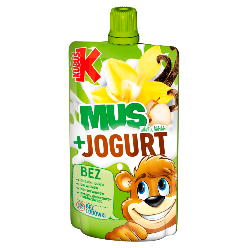 KUBUŚ Mus + Jogurt jabłko banan frisco.pl