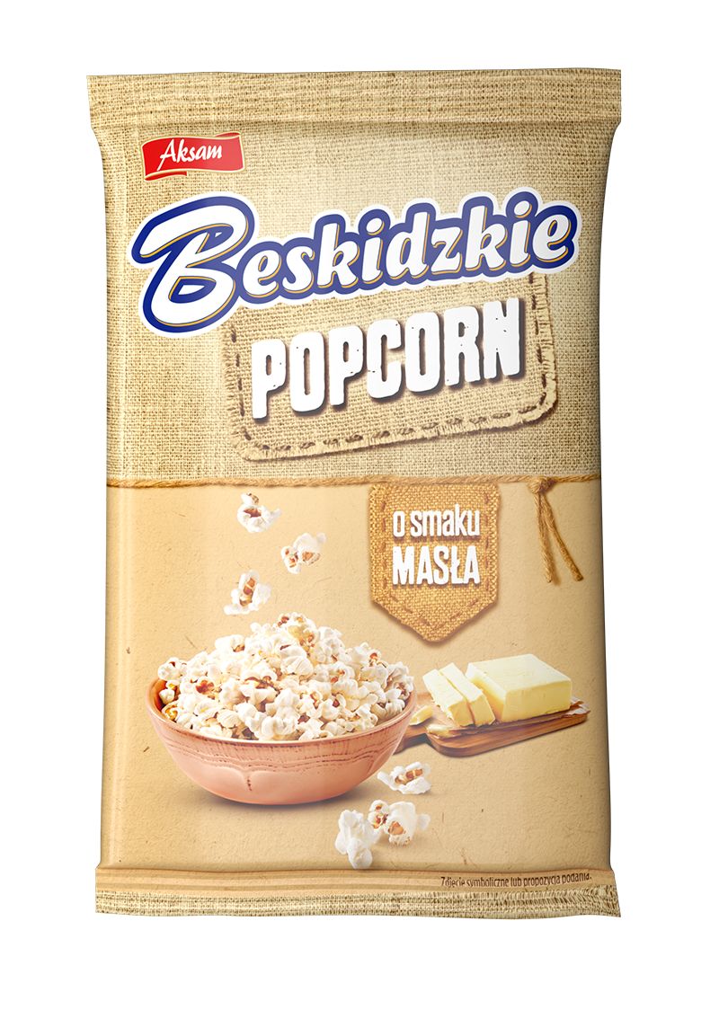 BESKIDZKIE Popcorn o smaku masła