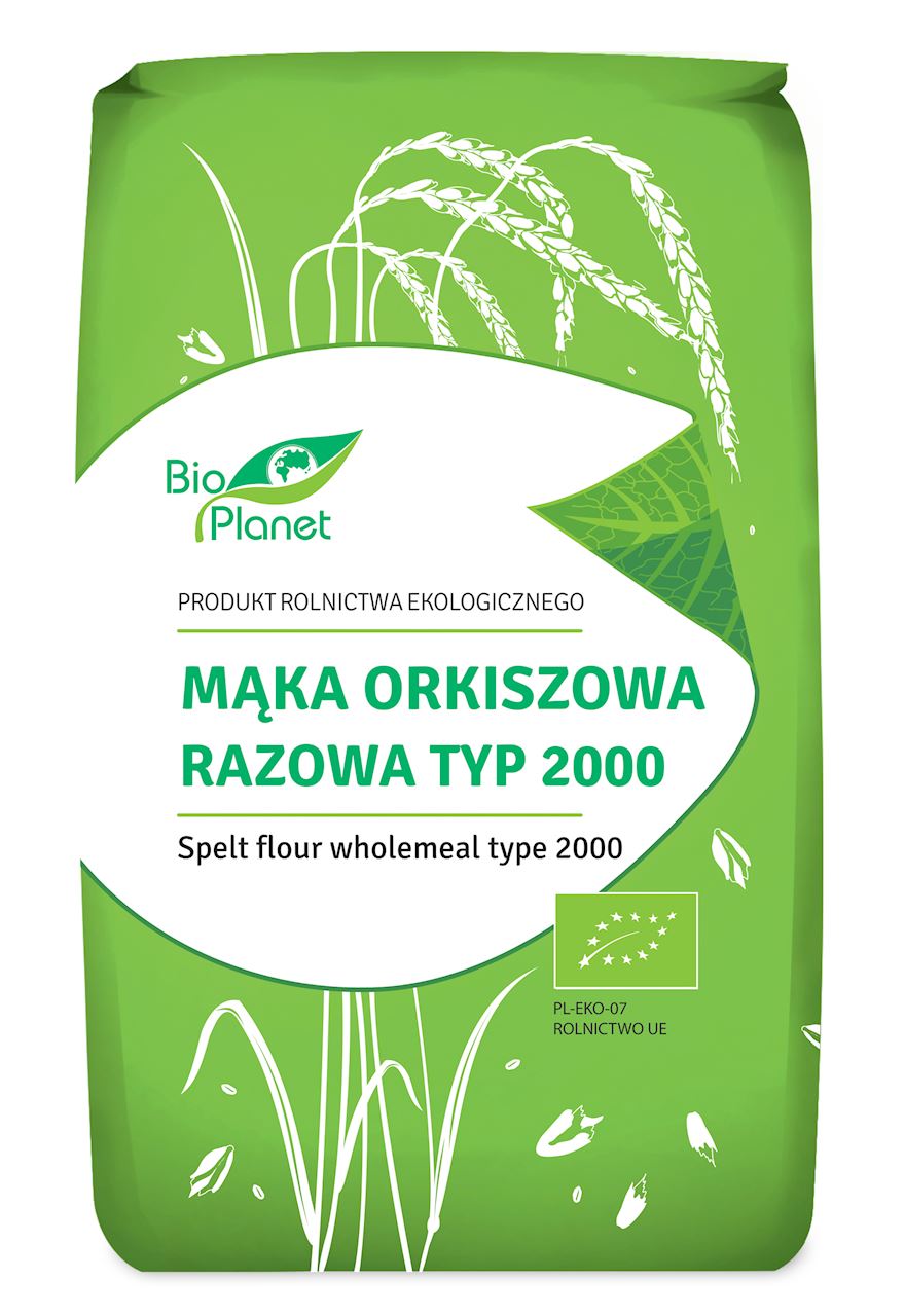 BIO PLANET Mąka orkiszowa razowa (typ 2000) BIO